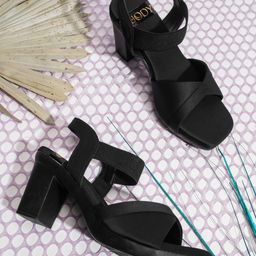 JodyHub Women Open Toe Block Heel Sandals-57