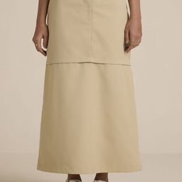 Muvazo Women Straight Maxi Skirt-image-68
