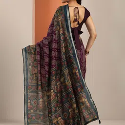 Libas Leheriya Zari Saree image 3