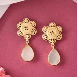 VOJ Floral Drop Earrings-image-3