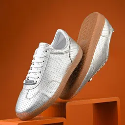 NICO NERINI Women Textured Leather Sneakers-picture-5
