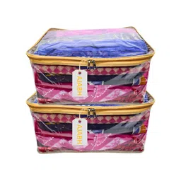 Ajabh Silver-Toned Set of 2 Regular Suit Organiser Organisers-17