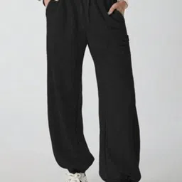 YOU FOREVER Women Original High-Rise Joggers Trousers-image-86
