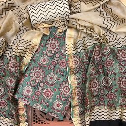 PALASH Floral Printed Pure Silk Unstitched Dress Material-image-93