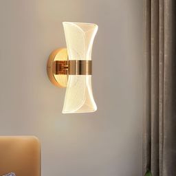 BrightLyt Gold-Toned Metal Wall Lamp-31