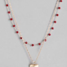 Forever New Gold-Plated Heart Shaped Layered Necklace-24