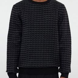 Trendyol Men Self Design Round Neck T-Shirt-image-33