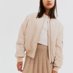 H&M Pleated Boucl-Knit Skirt-image-79