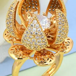 Missmister Unisex Gold Ring-32