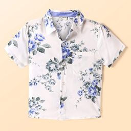 CrayonFlakes Boys Floral Opaque Printed Casual Shirt-39