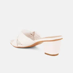 Rubeezz PU Party Block Sandals with Bows image 4