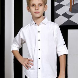 MashUp Boys Classic Opaque Printed Casual Shirt-image-73
