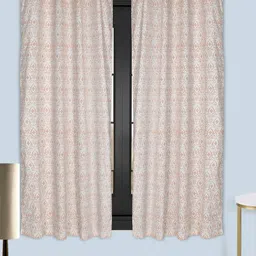 Dekor World Multicoloured Set of 2 Window Curtain-37