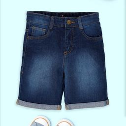 KiddoPanti Boy Denim Denim Shorts-picture-46