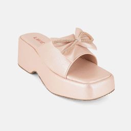 Lavie PU Party Wedge Sandals with Bows-46