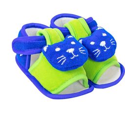NESKA MODA 6 To 12 Months Infants Velvet Baby Sandal Booties-picture-14