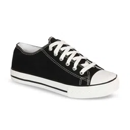 MOZAFIA Men Canvas Round Toe Lace-Ups Sneakers-picture-14