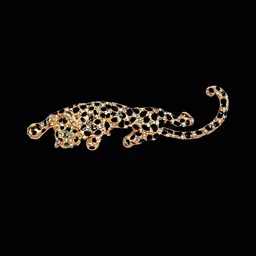 Curren Gold-Toned Plated Metal Brooch-picture-9