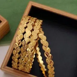 SGN fashion Gold Brass Bangles-picture-25