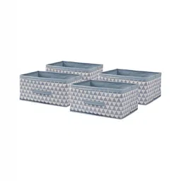 Aura Blue Set of 4 Regular Drawer Organiser Organisers-1