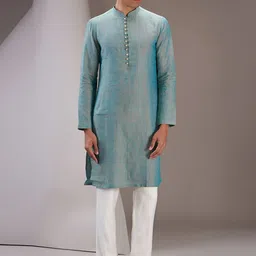 sven suits Men Geometric Printed Thread Work Kurta-picture-29