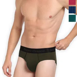 inner element Pack Of 4 Pure Cotton Hipster Briefs Men_Brief_PP_ Pk4_XS-image-36