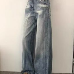 StyleCast Women Wide Leg High-Rise Light Fade Jeans-image-89