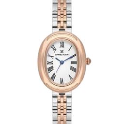 Daniel Klein Women Mother of Pearl Dial & Stainless Steel Bracelet Style Straps Analogue Watch DK.1.13871-6-58
