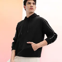 HRX by Hrithik Roshan Hooded Paneled Detail Sweatshirt-picture-2