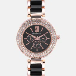 DressBerry Women Luxe Embellished Watch - DBLuxe-RJT-BL-picture-22