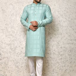 RANAK Men Regular Pure Cotton Kurta with Churidar-picture-47