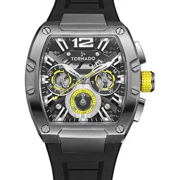 TORNADO Men Skeleton Dial & Bracelet Style Straps Analogue Watch T23105-XSBB-45