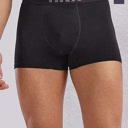 HRX by Hrithik Roshan Pack Of 2 Sweat Absorbent Trunks HRX-PV-SOLID-Black-Grey-M-image-90