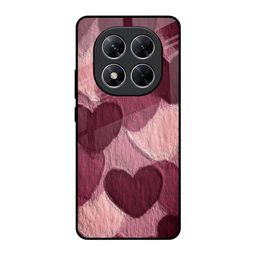 QRIOH Sweetheart Patterned Printed Poco X7 5G Glass Back Case Mobile Accessories-image-13