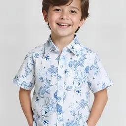KIDGARB Boys Floral Printed Casual Shirt-picture-31