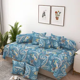 Story@home 8-Piece Satin Finish Diwan Set-28