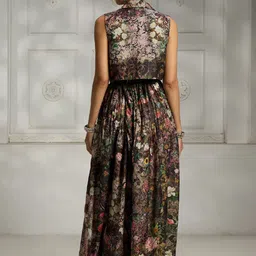 Rivaar By Rocky Star Printed Crop Top With Palazzo & Jacket Co-Ords image 3