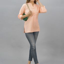 Suha Women Mandarin Collar Cotton Top-picture-42