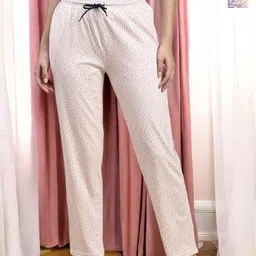 Kryptic Pack Of 2 Printed Pure Cotton Relaxed-Fit Mid-Rise Lounge Pants-picture-31