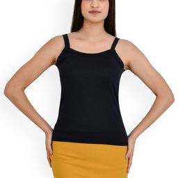 CHARMZ Pack Of 2 Cotton Round Neck Breathable Camisoles-image-69