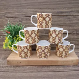 laghima jadon Multicoloured Printed Ceramic Matte Mugs Set of Cups and Mugs-43