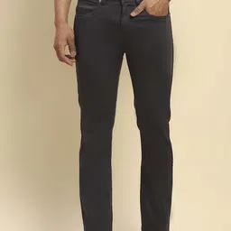 Global Republic Men Relaxed Straight Leg Straight Fit Easy Wash Trousers-image-9