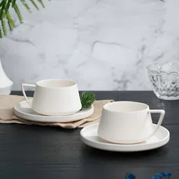 Vola Global LLP White Porcelain Core Set of Cups and Mugs-image-34