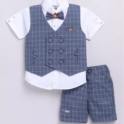 LITTLE COLLARS Boys Shirt with Shorts-image-50