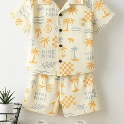 YK Boys Printed Shirt with Shorts-picture-45