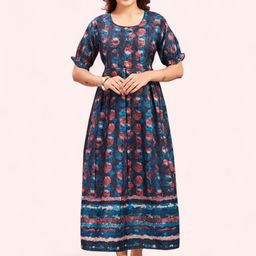 RITIJYA Women Floral Printed Floral Maternity Anarkali Kurta-picture-55
