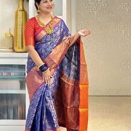 Visit Wear Woven Design Zari Pure Silk Banarasi Saree-picture-57