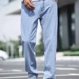 SZN Men Blue Regular Fit Mid-Rise Stretchable Jeans-picture-31