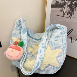 StyleCast x Revolte Printed Half Moon Hobo Bag with Applique-14