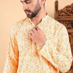 Anouk Men Geometric Printed Kurta image 5